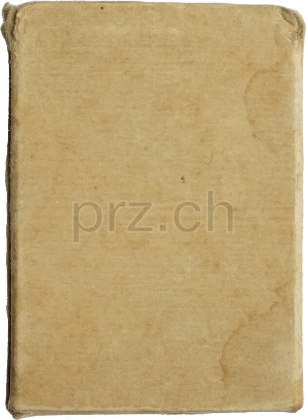 Original Boxes, Modell wartime, Jahr 1942 - 45, Rückseite