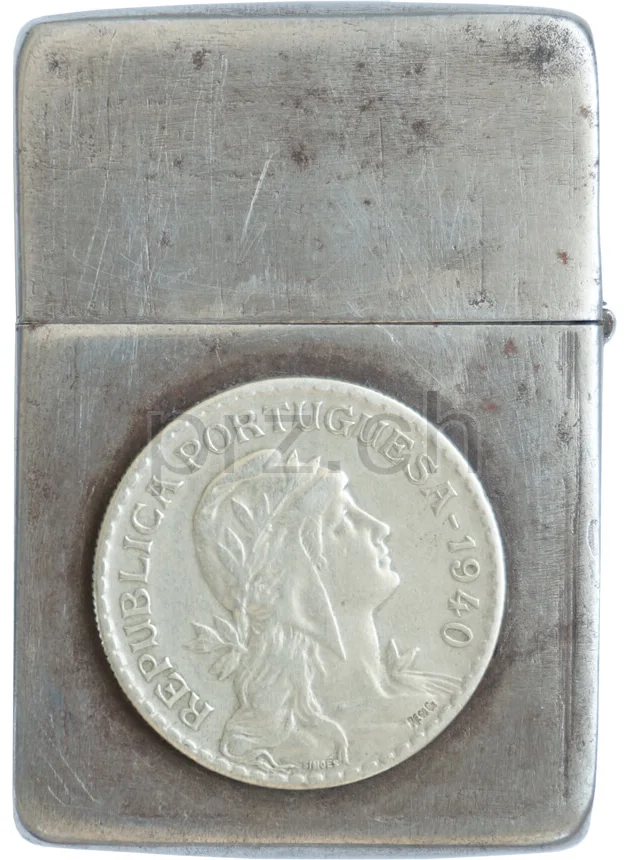 Portugal – Ireland, Modell four barrel hinge, flat bottom, Jahr 1942 - 43, Rückseite