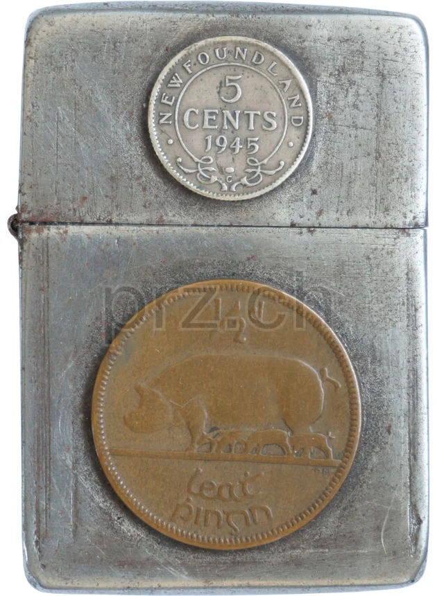 Portugal – Ireland, Modell four barrel hinge, flat bottom, Jahr 1942 - 43, Vorderseite