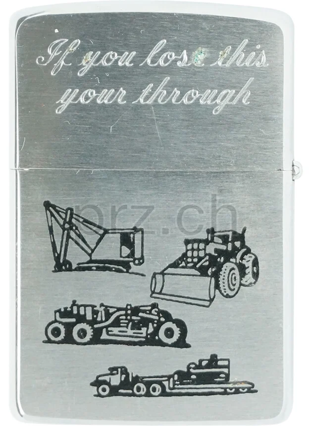 7th Engineer Battalion – «Chargin’ Charlie», Modell chrome plated brushed, five barrel hinge, Jahr 1969, Ansicht 2