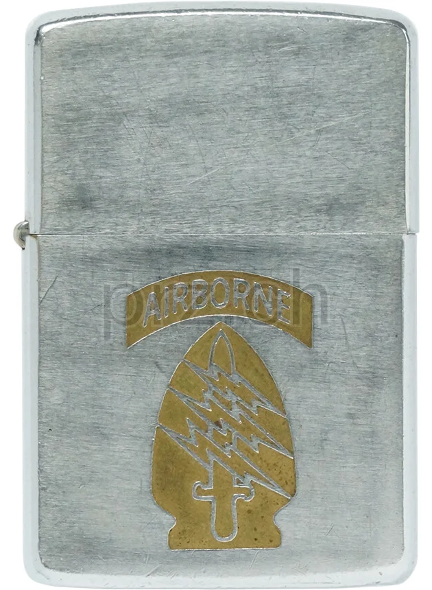 U.S. MACV-SOG – Airborne, Modell chrome plated brushed, five barrel hinge, Jahr 1967, Vorderseite