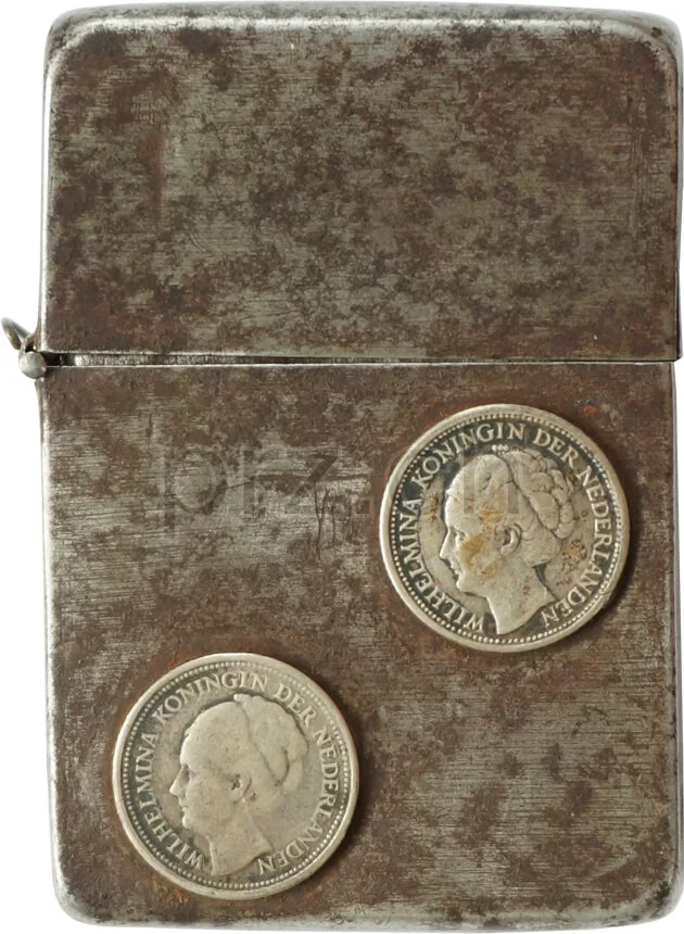 U.S. 105th Engineer Combat Battalion, Modell four barrel hinge, flat bottom, Jahr 1942 - 43, Ansicht 2