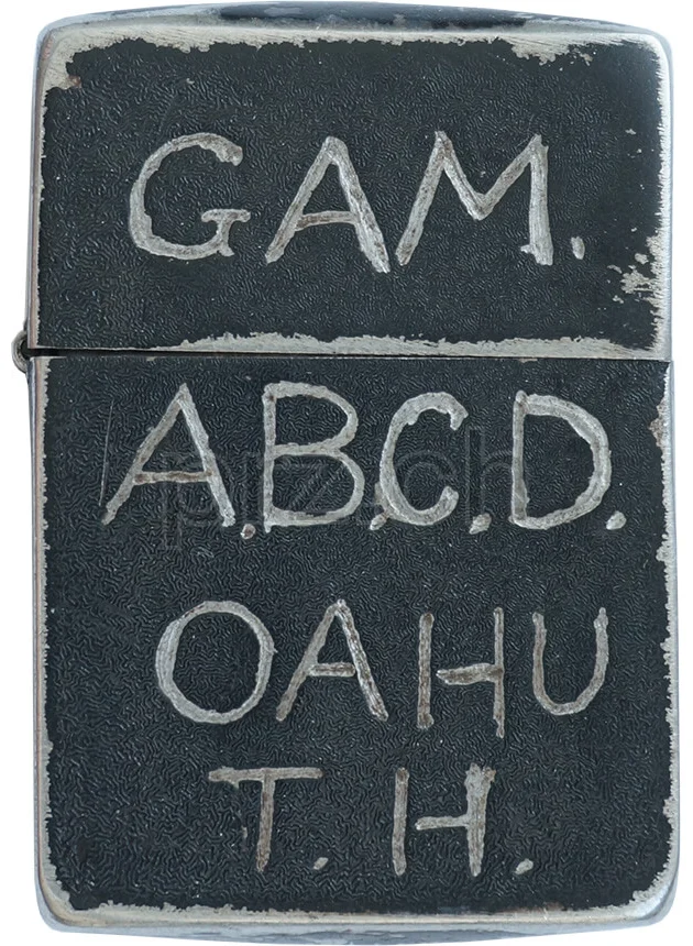 Hawaii – Oahu, Modell four barrel hinge, round bottom, Jahr 1942 - 43, Vorderseite
