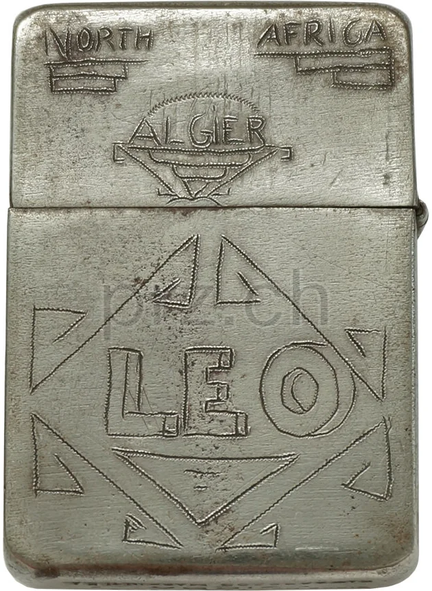 North Africa – Algier, Modell four barrel hinge, flat bottom, Jahr 1942 - 43, Ansicht 2