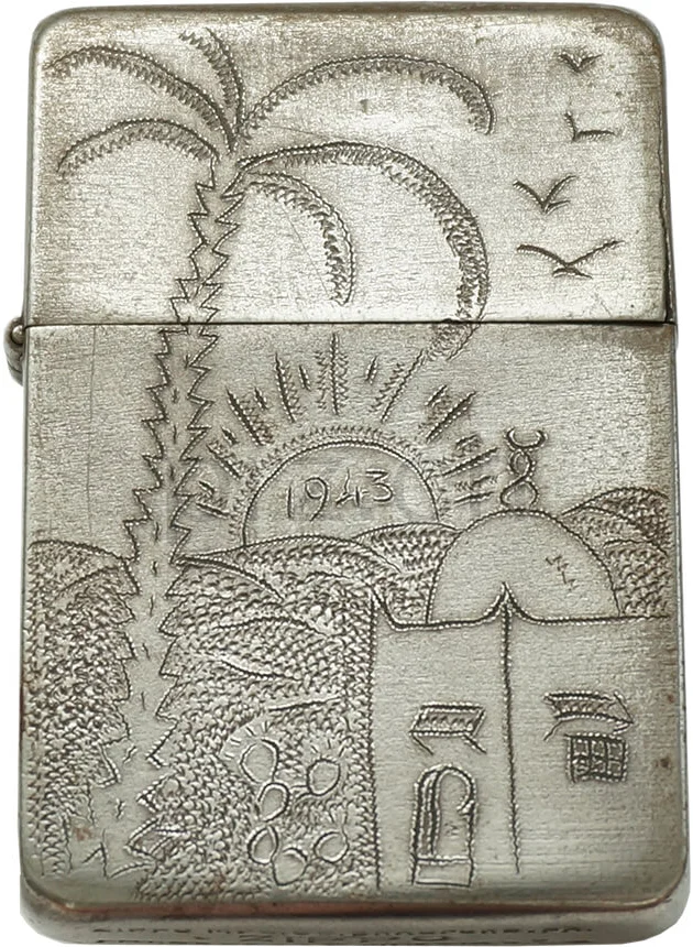 North Africa – Algier, Modell four barrel hinge, flat bottom, Jahr 1942 - 43, Vorderseite