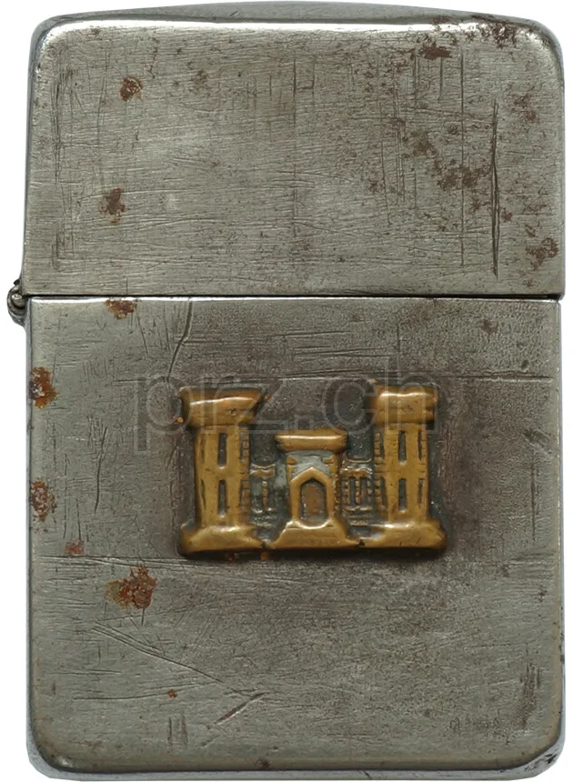 U.S. Army Corps of Engineers – G C, Modell four barrel hinge, flat bottom, Jahr 1942 - 43, Ansicht 1