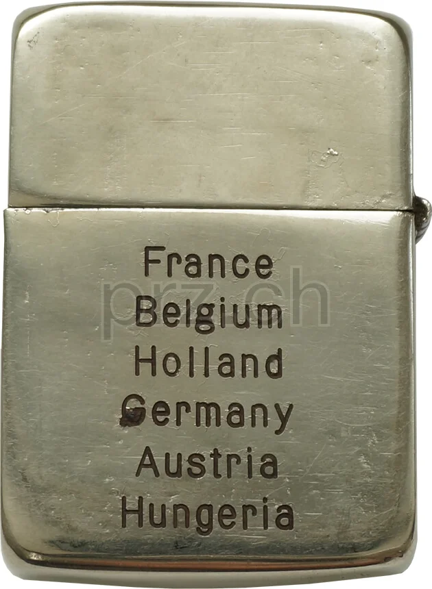 U.S. 1st Armored Division – 68th AFA, Modell three barrel hinge, round bottom, Jahr 1943 - 45, Ansicht 2