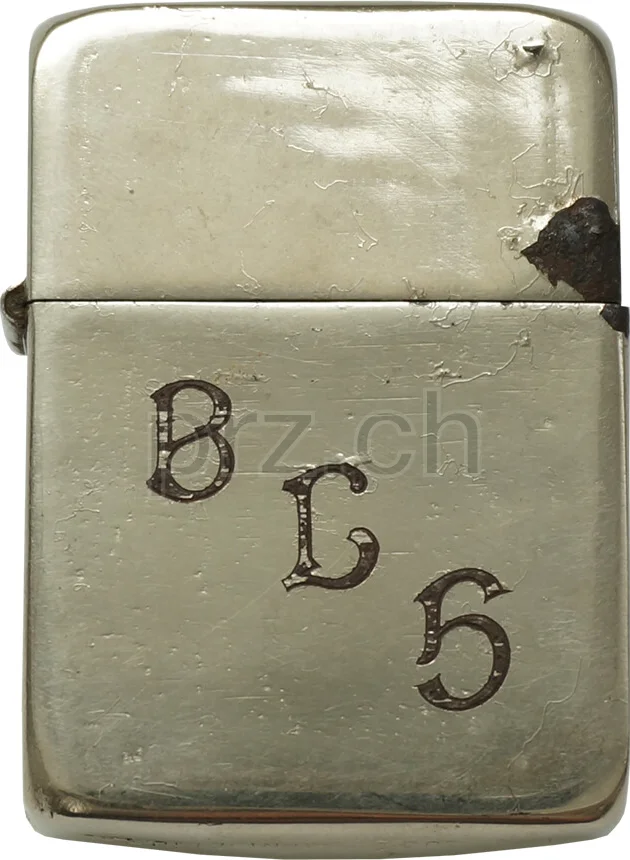 U.S. 1st Armored Division – 68th AFA, Modell three barrel hinge, round bottom, Jahr 1943 - 45, Vorderseite