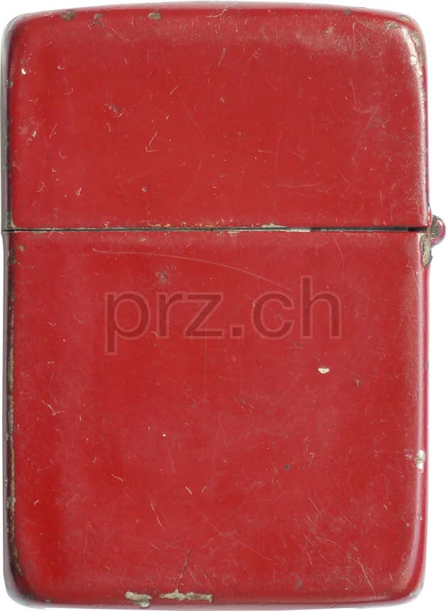Red Finish, Ansicht 2 Red Finish, Modell three barrel hinge, round bottom, Jahr 1943 - 45, Ansicht 2