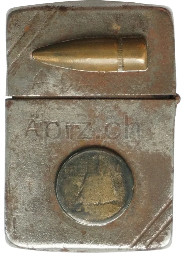 Aleutian Islands, Modell four barrel hinge, flat bottom, Jahr 1942 - 43, Ansicht 2