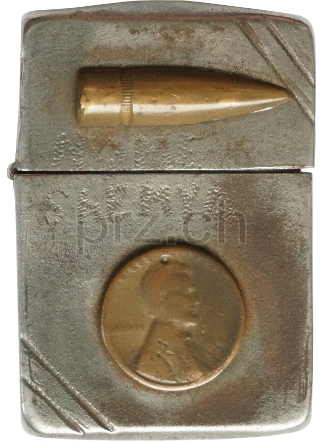 Aleutian Islands, Modell four barrel hinge, flat bottom, Jahr 1942 - 43, Vorderseite