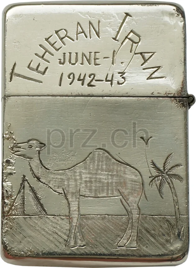 Iran – Teheran, Modell four barrel hinge, flat bottom, Jahr 1942 - 43, Vorderseite
