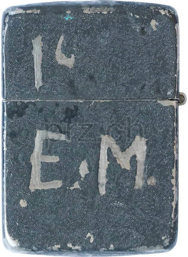 U.S. 14th Constabulary Regiment – Elmer Michaels, Modell three barrel hinge, round bottom, Jahr 1943 - 45, Ansicht 2