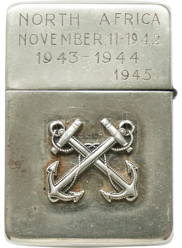 U.S. Navy – Operation Torch, Modell four barrel hinge, flat bottom, Jahr 1942 - 43, Ansicht 2