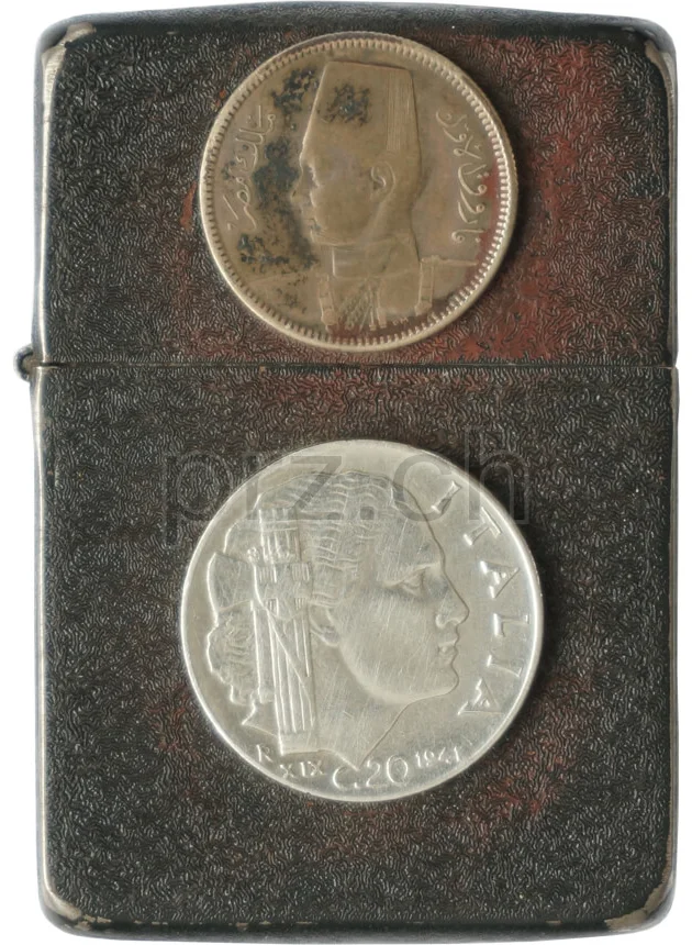 U.S. Army Ordnance Corps – Coins, Modell four barrel hinge, flat bottom, Jahr 1942 - 43, Rückseite