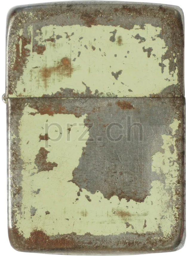 Light Green Finish, Rückseite Light Green Finish, Modell three barrel hinge, round bottom, Jahr 1943 - 45, Rückseite