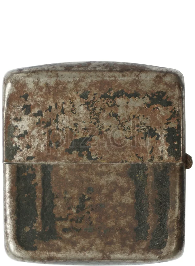 Black Crackle – Shorty, Modell three barrel hinge, round bottom, Jahr 1943 - 45, Rückseite