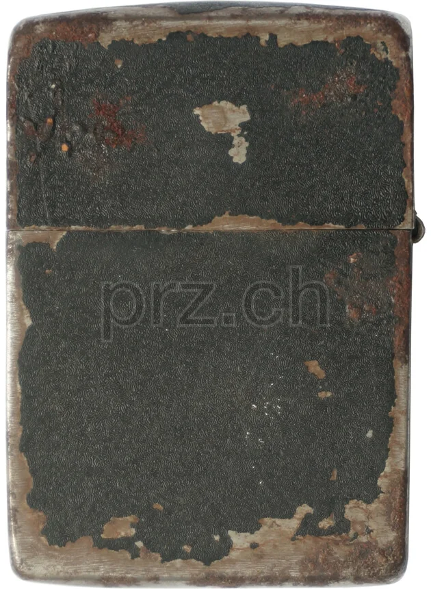 Black Crackle – U.S. Navy Pilot Wings Insignia, Rückseite Black Crackle – U.S. Navy Pilot Wings Insignia, Modell four barrel hinge, flat bottom, Jahr 1942 - 43, Rückseite