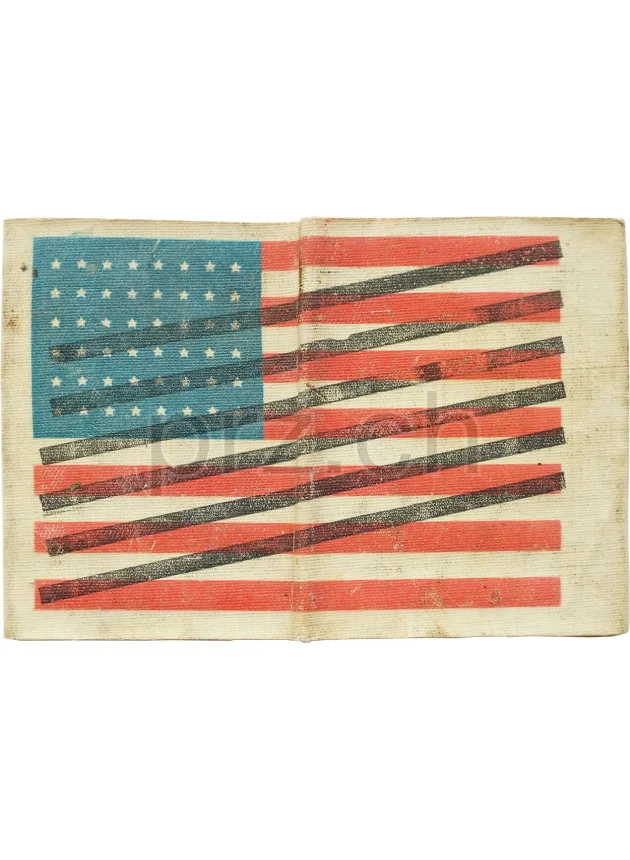 D-Day Arm Flag – Police Allied Expeditionary Force, Ansicht 2 D-Day Arm Flag – Police Allied Expeditionary Force, Modell Airborne «POLICE», Jahr 1944, Ansicht 2