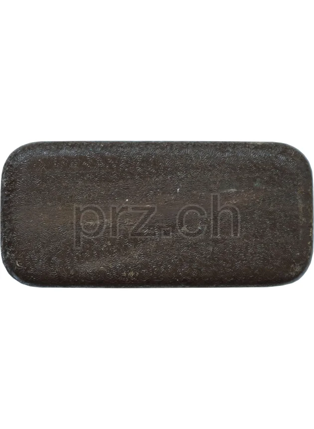Case - Brown Crackle, Unterseite Case - Brown Crackle, Modell Private, Jahr 1943 - 45, Unterseite