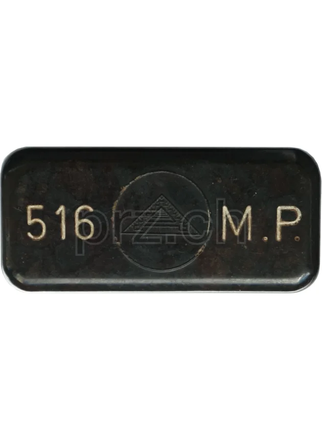 Case – Bakelite «516th U.S. Military Police», Ansicht 3 Case – Bakelite «516th U.S. Military Police», Modell Army, Jahr 1945, Ansicht 3
