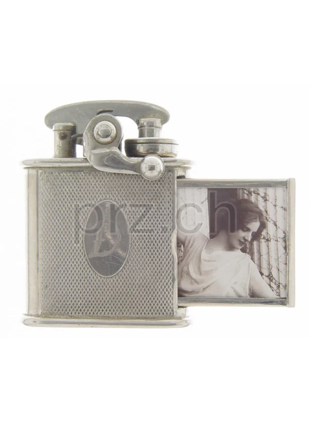 Colibri – Great Britain Photo, Modell Original with photo semi automatic, nickel plated, Jahr 1929, Ansicht 2