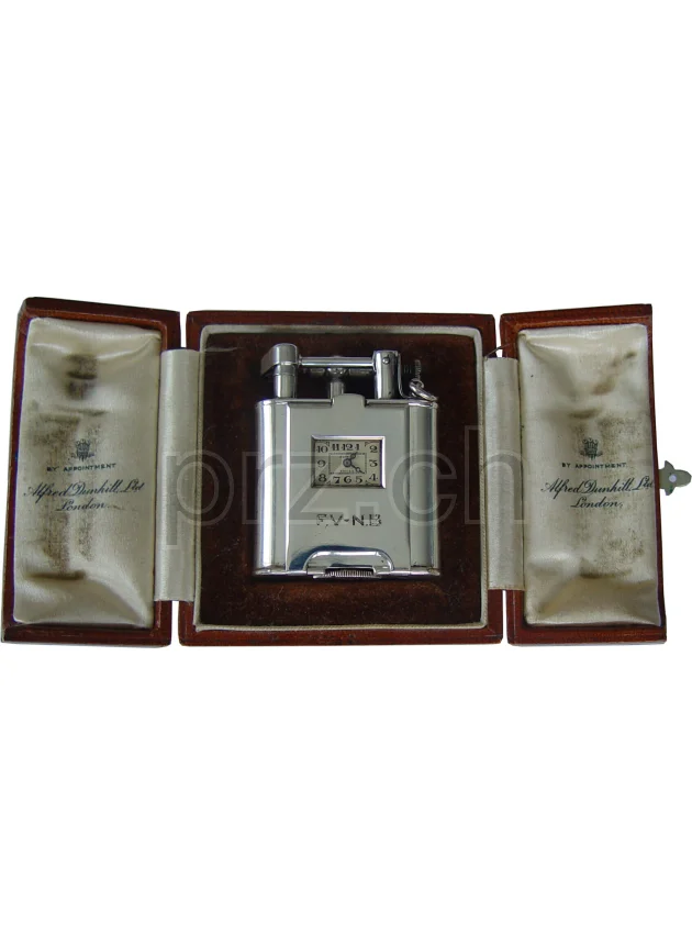Dunhill – Great Britain Box, Modell Unique A, sterling silver, Jahr 1926, Ansicht 3