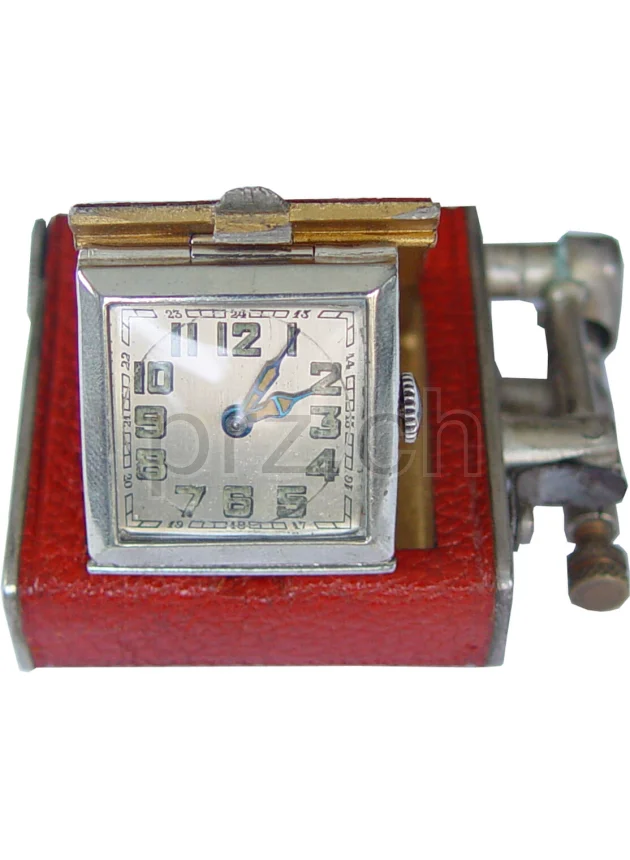 Hermanns – Switzerland Prototype Leather, Modell Prototype, silver plated, Jahr 1932, Ansicht 2