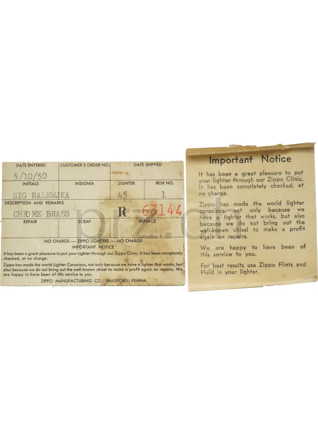 U.S. 4th Infantry Division – «Ivy», Ansicht 5 U.S. 4th Infantry Division – «Ivy», Modell four barrel hinge, flat bottom, Jahr 1942 - 43, Ansicht 5