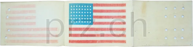 Vorderseite von D-Day Arm Flag – Sgt. Floyd D. Fletcher, 82nd Airborne Division, Modell Airborne «CL», Jahr 1943 - 44, Bild 5