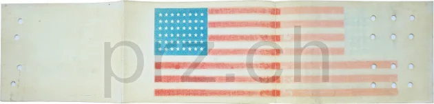 Vorderseite von D-Day Arm Flag – Sgt. Floyd D. Fletcher, 82nd Airborne Division, Modell Airborne «CL», Jahr 1943 - 44, Bild 7