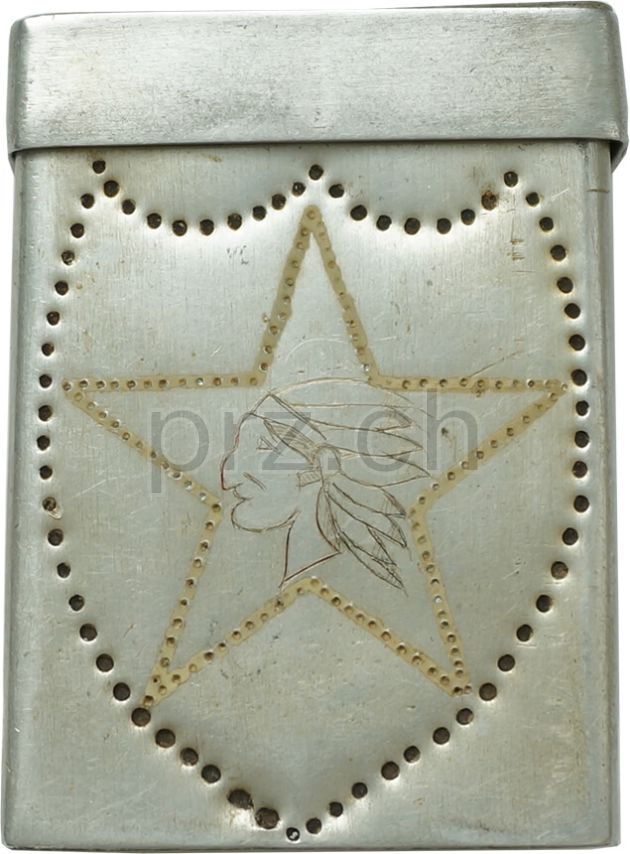 Vorderseite von Case – U.S. 2nd Infantry Division «Indianhead», Modell Private, Jahr 1944 - 45, Bild 1