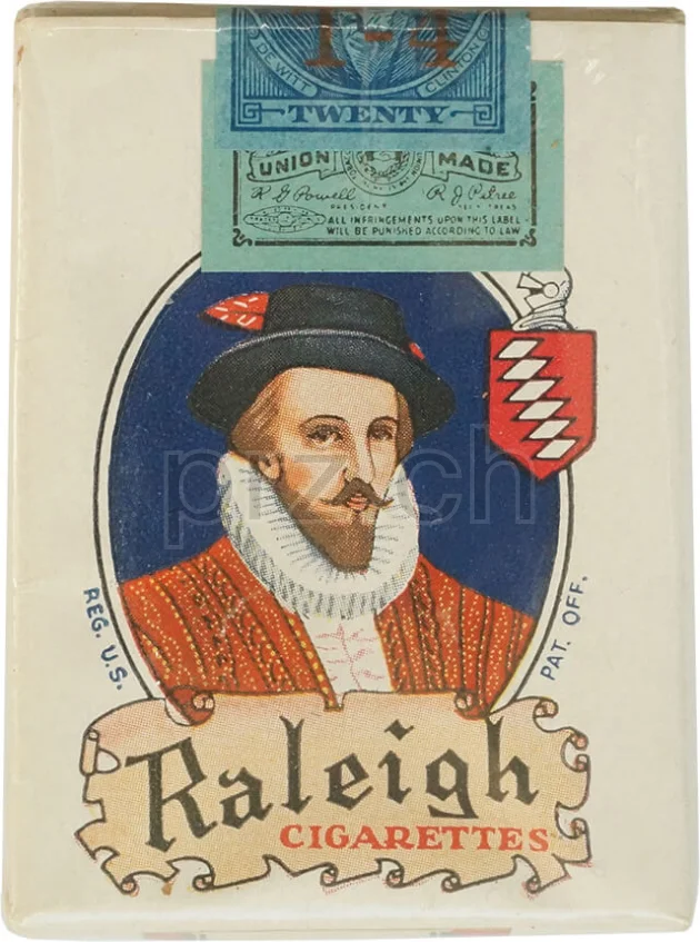 Vorderseite von Raleigh – 1944 Compliments of Brown &amp; Williamson, Modell Private for Armed Forces, Jahr 1944, Bild 1