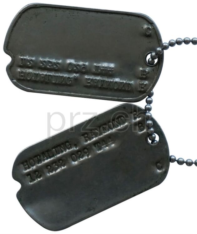 Vorderseite von Crucifix – Raymond R. Hotaling, Modell three barrel hinge, round bottom, Jahr 1943 - 45, Bild 4