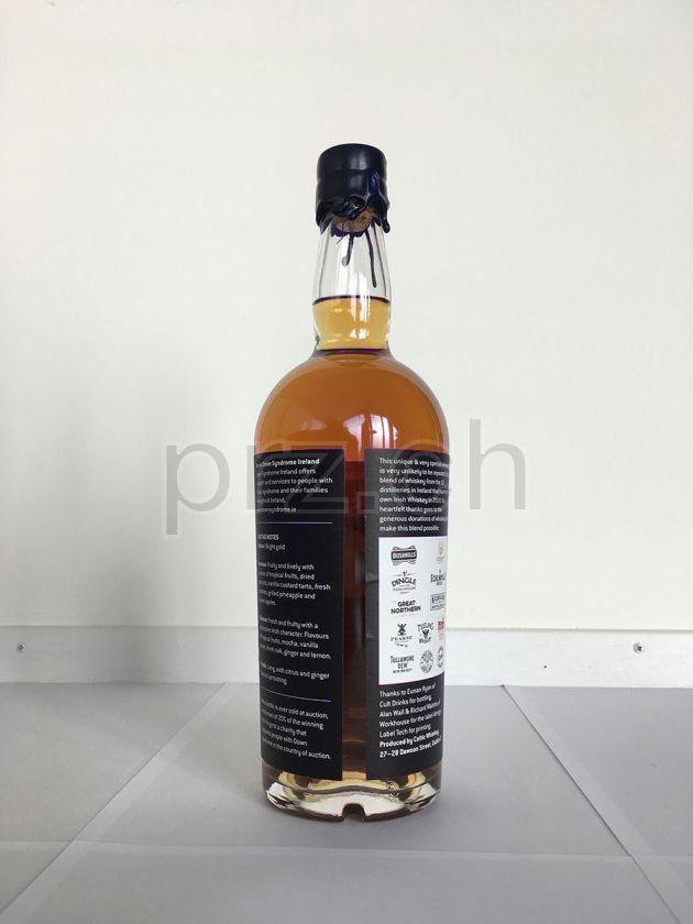 Flasche von 21C Irish Whiskey Limited Edition Bottling 2018, abgefüllt 2018, Bild 2