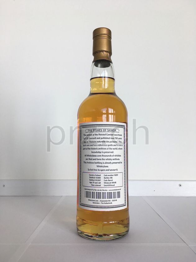 Flasche von Archives The Fishes of Samoa 27 27 Jahre, abgefüllt 2017, Bild 2
