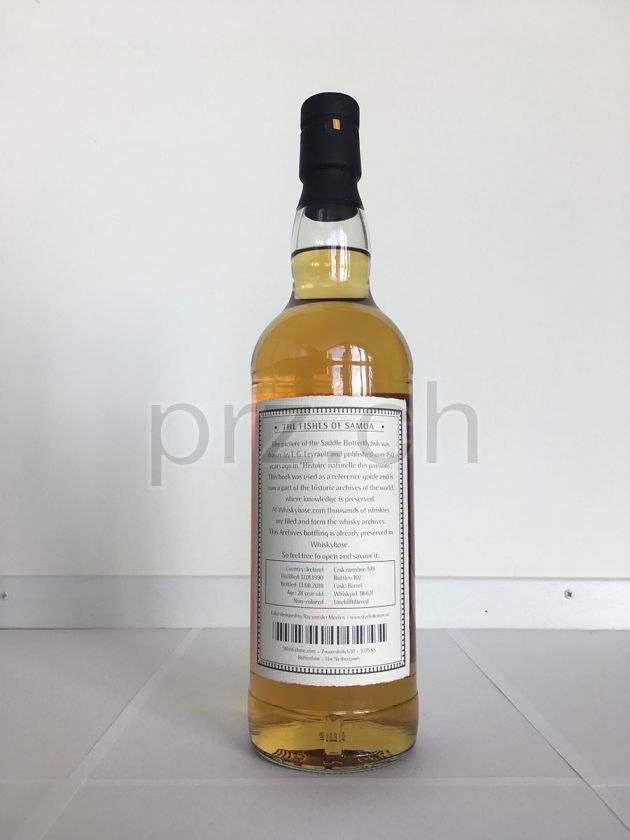 Flasche von Archives The Fishes of Samoa 28 28 Jahre, abgefüllt 2018, Bild 2