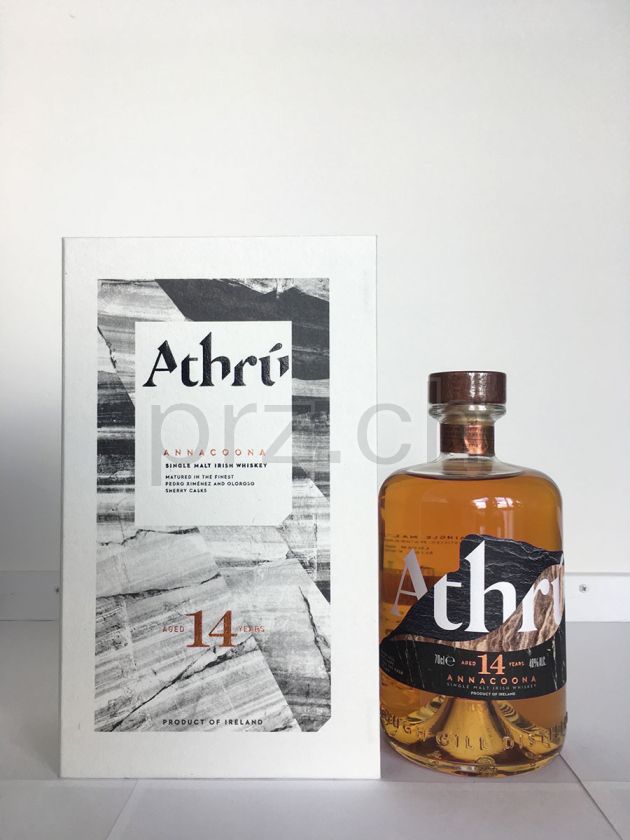Flasche von Athrú 14 Jahre, abgefüllt 2018, Bild 1