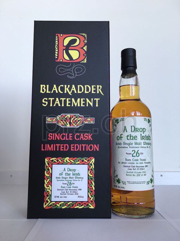Flasche von A Drop of the Irisch 26 Jahre, abgefüllt 2016, Bild 1