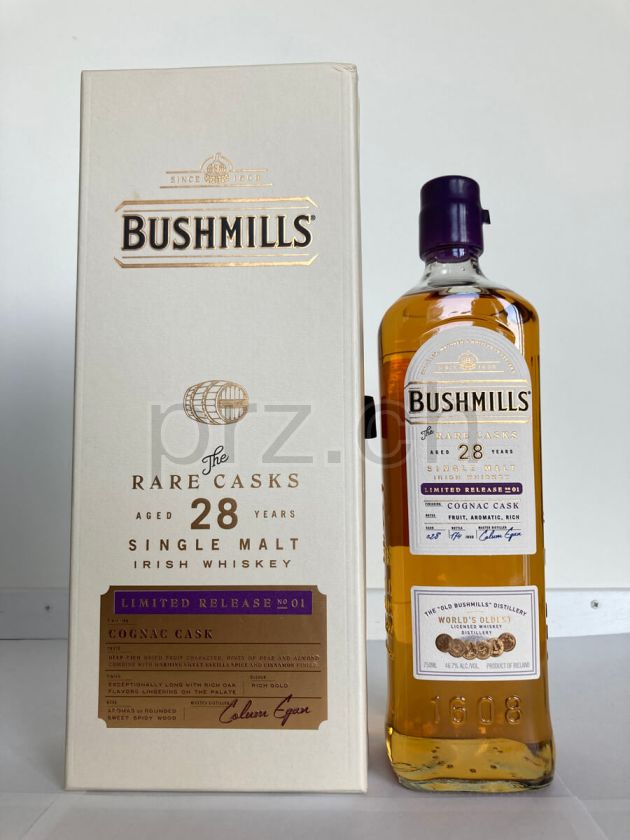 Flasche von Bushmills 28 Jahre, abgefüllt 2020, Bild 1