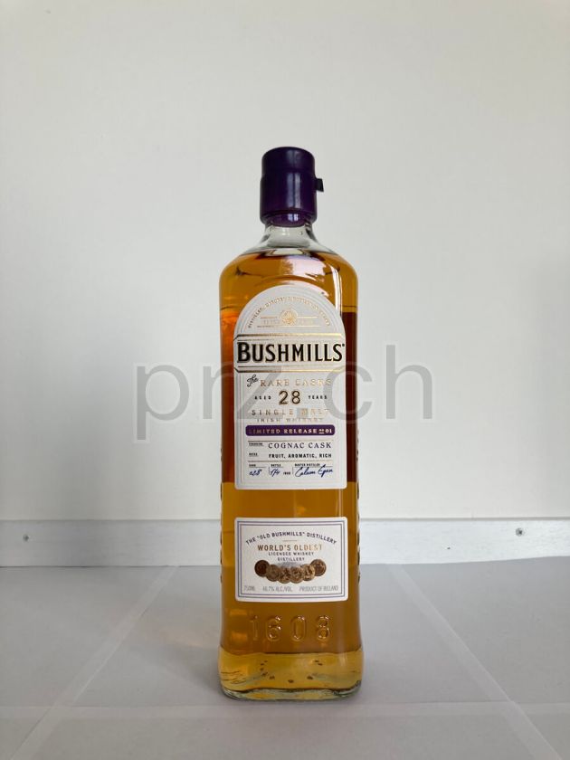 Flasche von Bushmills 28 Jahre, abgefüllt 2020, Bild 3