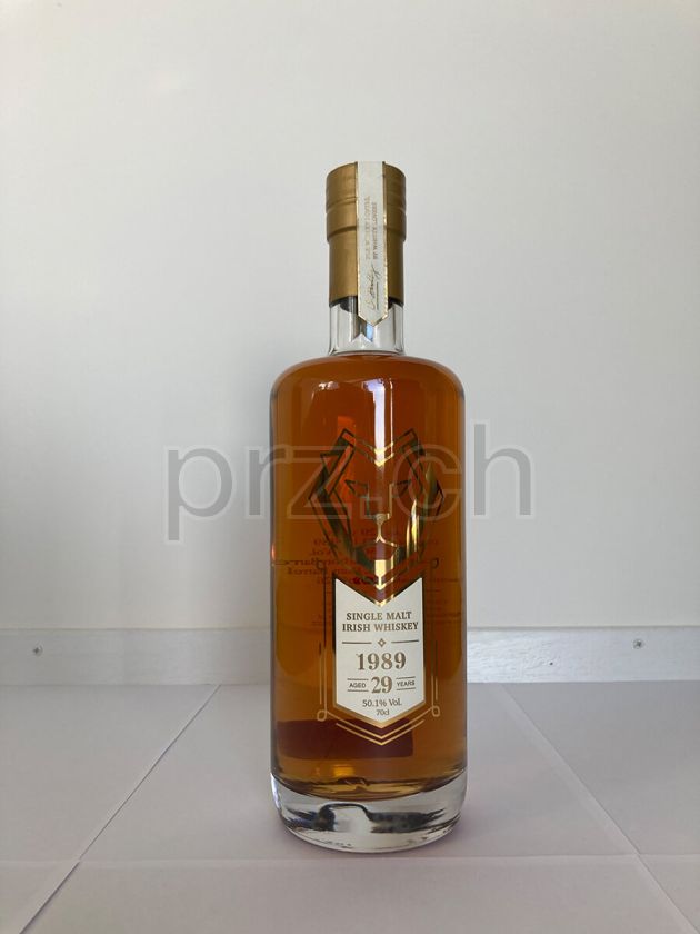 Flasche von C. Dully Selection Irish Single Malt Whiskey 29 Jahre, abgefüllt 2022, Bild 2