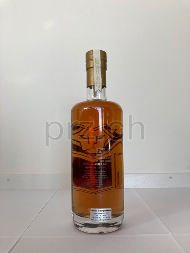 Flasche von C. Dully Selection Irish Single Malt Whiskey 29 Jahre, abgefüllt 2022, Bild 3