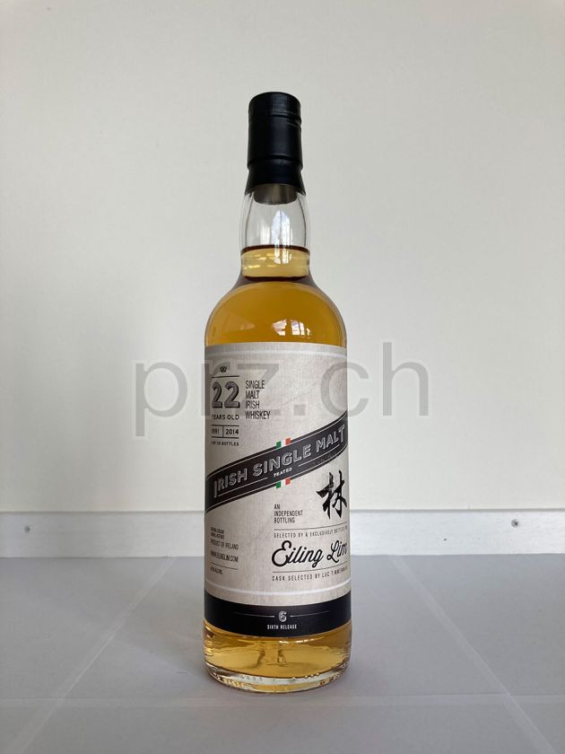 Flasche von Eiling Lim Irish 22 Single Malt 22 Jahre, abgefüllt 2014, Bild 2