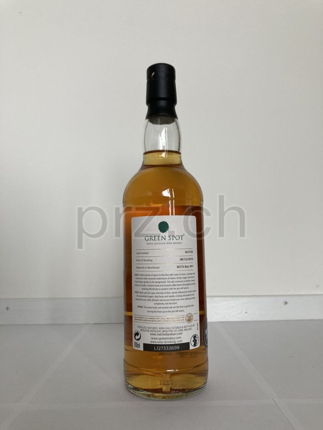 Flasche von Midleton 10 Jahre, abgefüllt 2021, Bild 3