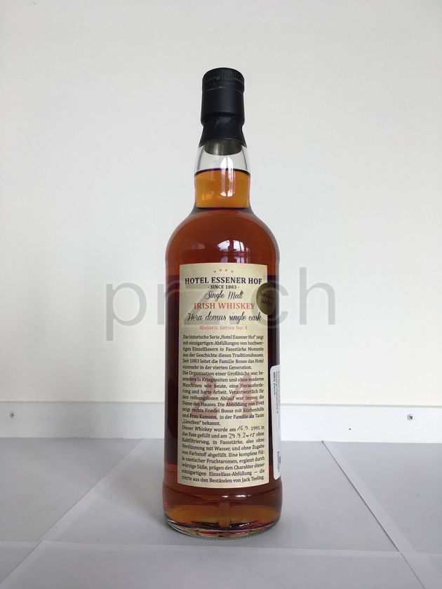 Flasche von Hotel Essener Hof 4 24 Jahre, abgefüllt 2015, Bild 2