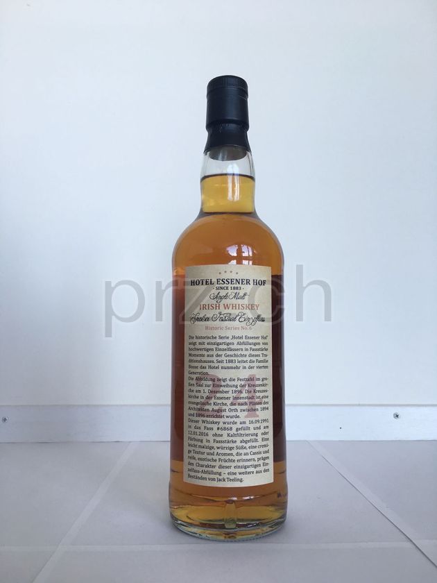 Flasche von Hotel Essener Hof 6 Cask 6868 24 Jahre, abgefüllt 2016, Bild 2
