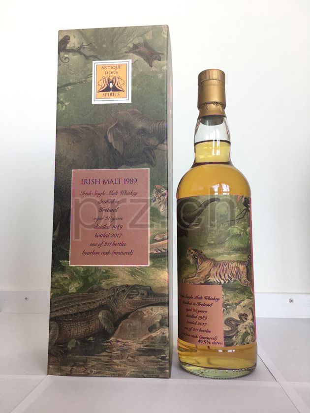 Flasche von Irish Single Malt Alos Savannah Series 28 Jahre, abgefüllt 2017, Bild 1