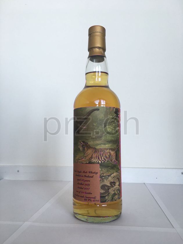 Flasche von Irish Single Malt Alos Savannah Series 28 Jahre, abgefüllt 2017, Bild 2