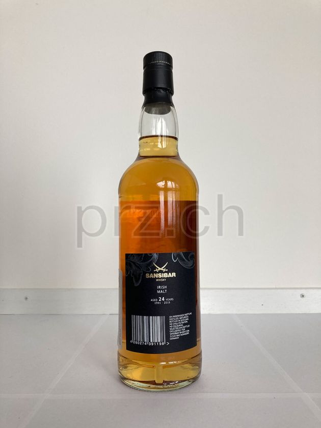 Flasche von Irish Single Malt Samurai 24 Jahre, abgefüllt 2015, Bild 2